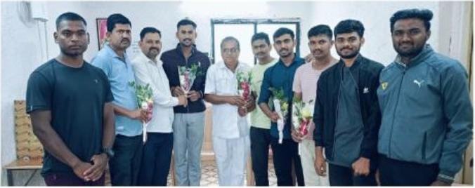 तांदूळवाडीतील पाच तरुणांची संरक्षण दलात निवड