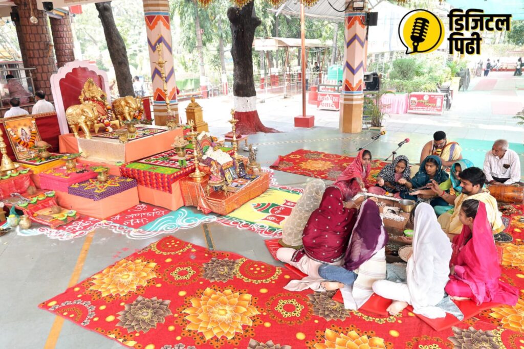 श्री मंगळग्रह मंदिरात श्री विद्याविनायक यागाची पूर्णाहूतीने सांगता