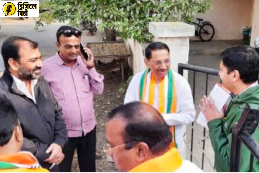 माजी मंत्री गुलाबराव देवकर यांचा प्रभाग 13 मध्ये प्रचाराचा झंझावात; मतदारांशी होम टू होम संवाद